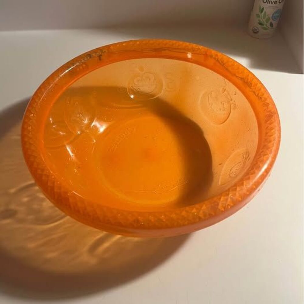 Coolives Orange Halloween Bowl